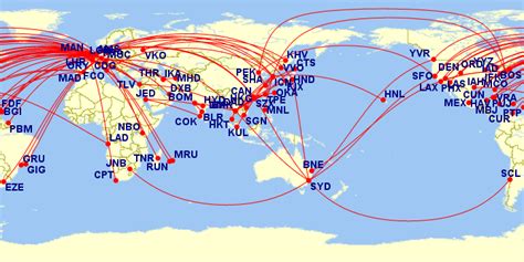 United Airlines 747 Routes