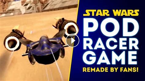 Star Wars Pod Racer Game REMADE IN UNREAL ENGINE 4 by Star Wars Fan ...