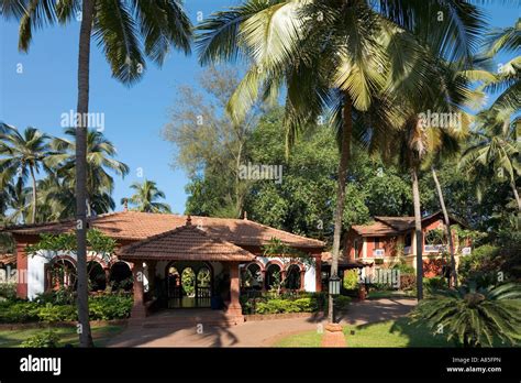 Front Entrance to the Taj Holiday Village, Fort Aguada, Goa Stock Photo ...