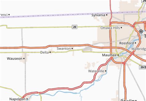 MICHELIN Swanton map - ViaMichelin