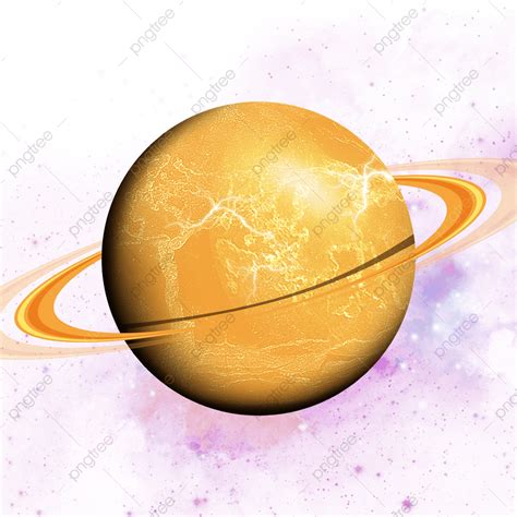 Solar System Planets PNG Image, Solar System Planet Universe Yellow ...