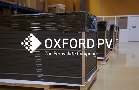 First Oxford PV perovskite solar panels sold to US utility-scale project