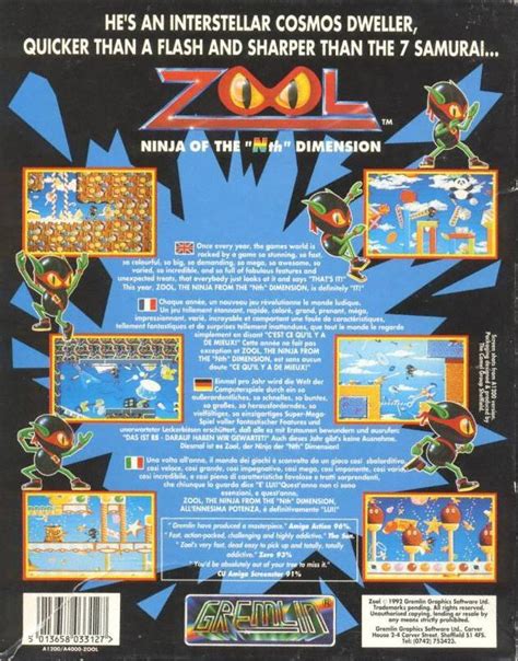 Zool: Ninja of the "Nth" Dimension Box Shot for Game Boy - GameFAQs