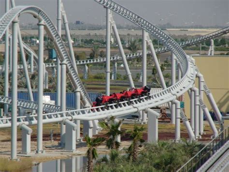 Formula Rossa - World's Fastest Roller Coaster Ferrari World Abu Dhabi ...