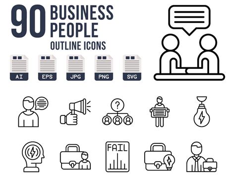 Business People Icons by SAM Designs on Dribbble