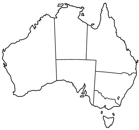 blank+Australia+maps | Thread: blank australia map | Funny | Pinterest ...