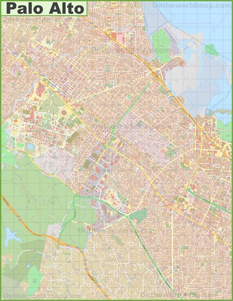 Exploring The Map Of Palo Alto: A Guide To The City - Map Of The Usa