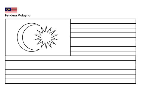 Gambar Bendera Malaysia Untuk Mewarna - Mewarnai Gambar Bendera Part 3 ...