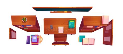 Top view of a school bus stock vector. Illustration of engine - 99535238