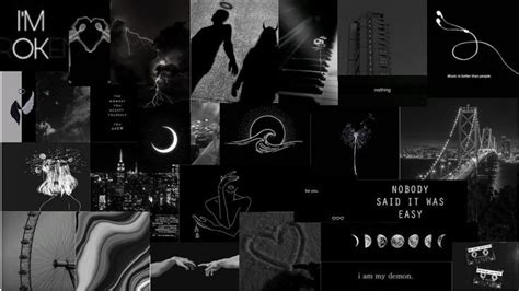 Black Aesthetic Wallpaper For Desktop & Laptop | Desktop wallpaper ...