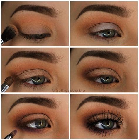 50 makeup tutorials for green eyes -Simple Pretty Eye Shadow Tutorial ...