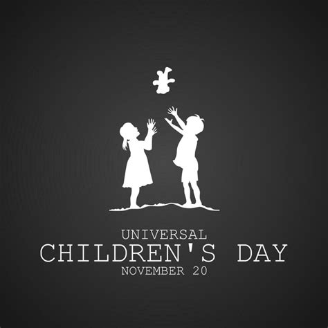 Universal children's day theme poster. Vector illustration. 19187435 ...