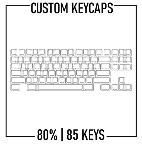 80% Custom PBT Keycap set ( ANSI ) – Goblintechkeys