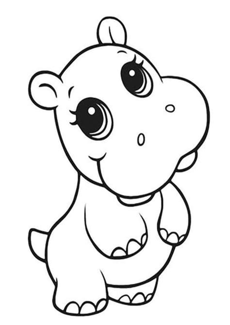 Image Of Baby Animal Coloring Pages For Kids - Coloring Pages