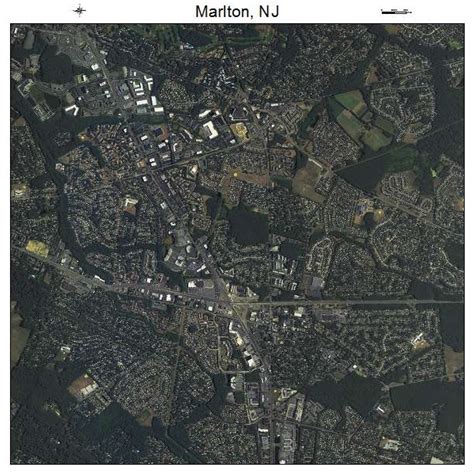 Aerial Photography Map of Marlton, NJ New Jersey