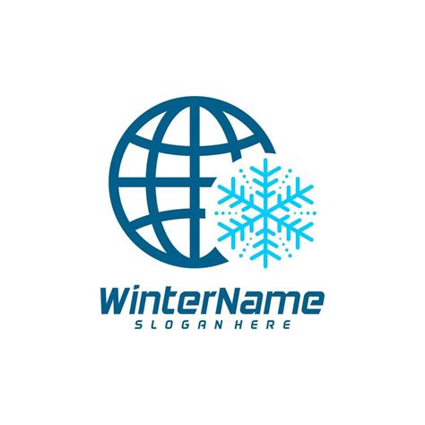 Winter World logo template, Winter logo design vector 14906026 Vector ...