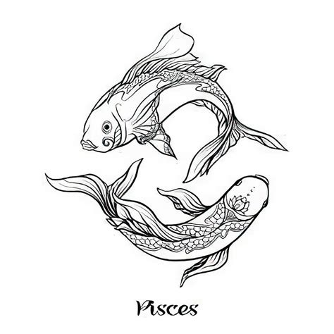 Pisces Fish Symbol Art