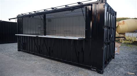 20ft Shipping Container Bar Conversion BESPOKE | eBay Cargo Container ...