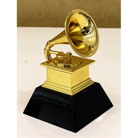 Grammy Award Gramophone Metal Trophy by NARAS 1:1 Real Size Free ...