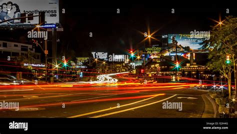 Sunset Strip, Night Stock Photo: 97194960 - Alamy