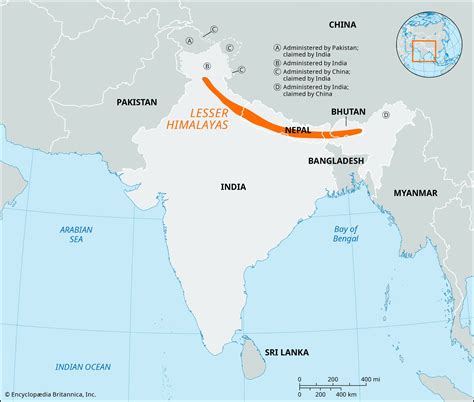 Himalaya World Map