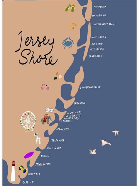 Exploring The Best Beaches In New Jersey With Map Of Nj Beaches - 2023 ...