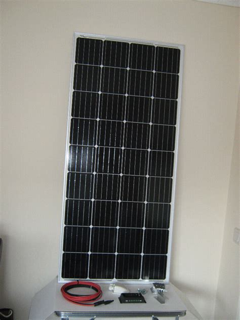 165w Solar Panel Kit For Caravan, Motor Home, Camper Van, Stables 150w ...