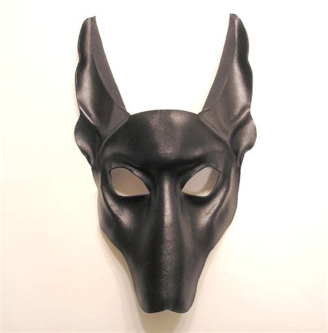 Black Jackal Leather Mask by teonova on DeviantArt