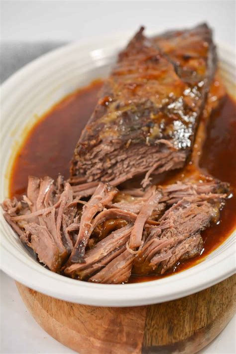 Slow Cooker Beef Brisket - Sweet Pea's Kitchen