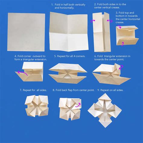 Simple Snowflake Origami – PaperConnection