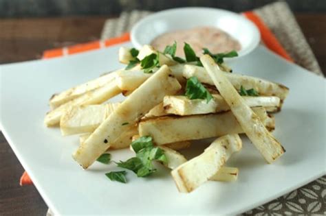 Celeriac Fries with Spicy Dipping Sauce Recipe