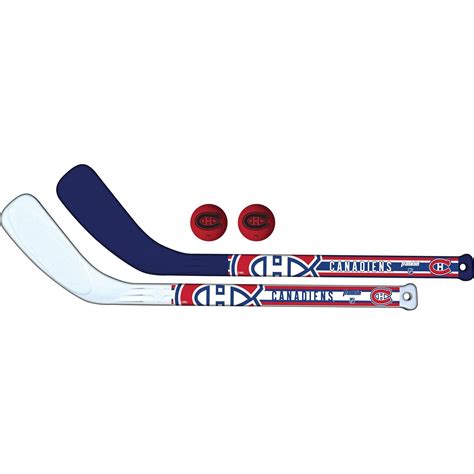 Franklin Sports NHL Montreal Canadiens Mini Hockey Player Stick Set - 2 ...