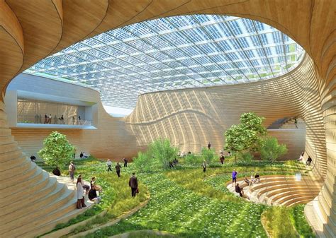 Underground atrium on Mars by Vincent Callebaut | Green architecture ...