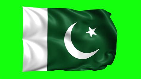 3d Animated Pakistan flag on green screen 21389634 Stock Video at Vecteezy