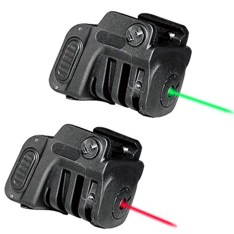 Compact Ultralight Red Green Laser Pointer Sight Pistol Airsoft Weapons ...