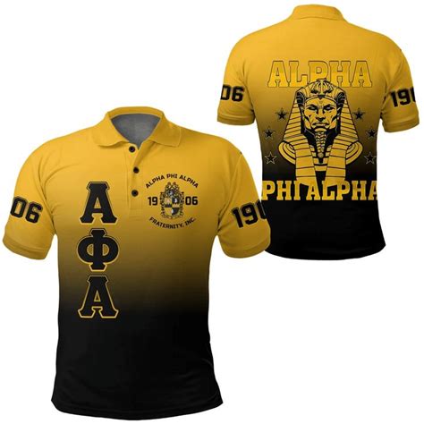 Africa Zone Polo Shirt – Alpha Phi Alpha Gradient Polo Shirts A31 – We ...