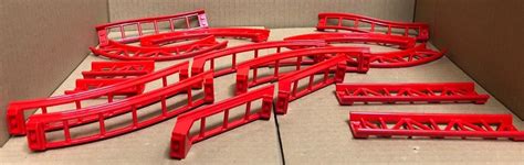 Red Lego Roller Coaster Track Rail from 10261 - 16 Total Pieces | eBay