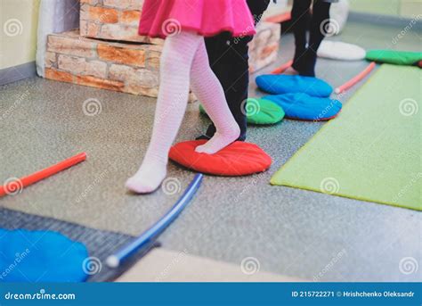 Children Play Active Educational Games Stock Image - Image of class ...