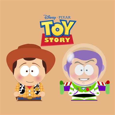 South Park style Wallpaper 4K, Toy Story, Woody, Movies, #9378