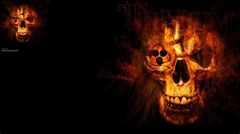 Skull Fire Wallpapers - Wallpaper Cave