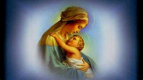 Mother Mary With Baby Jesus Wallpaper (32+ images)