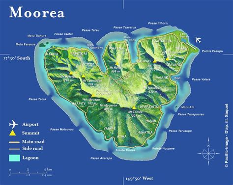 moorea map - Google Search Planer, Hilton Moorea, Moorea Island, Moorea ...