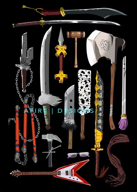 ArtStation - cursed tools and weapons