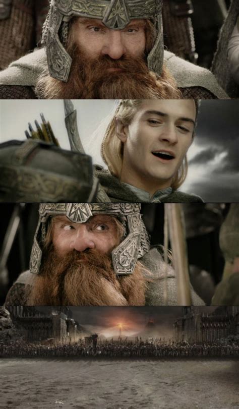 Gimli and Legolas format. The Lord of the Rings : r/MemeTemplatesOfficial