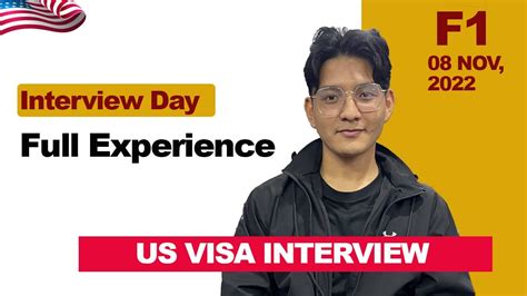 US Visa Interview Full Experience I Must Watch I F1 Real Interview Day ...