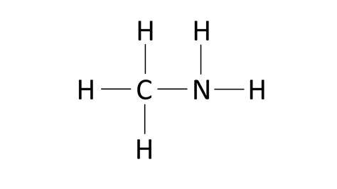 Draw the structural formula of methylamine, $\mathrm{CH}_5 \ | Quizlet