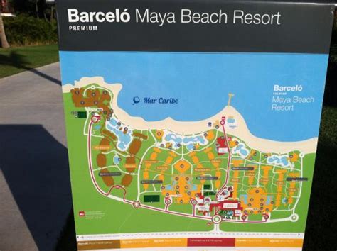 Barcelo Maya Caribe Map - Smyrna Beach Florida Map