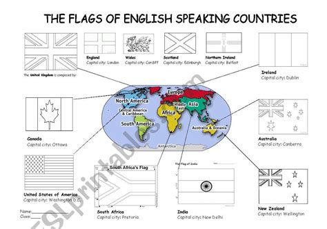 Flags Of English Speaking Countries