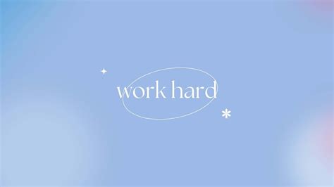 Download Work Hard - A Blue And White Background With The Word Work ...