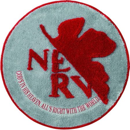 Marushin - NERV Logo Floor Mat - Official Evangelion Merchandise ...